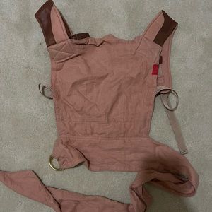 Sakura Bloom Scout baby/toddler Carrier with leather straps